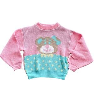 Vintage Teddy Bear Sweater